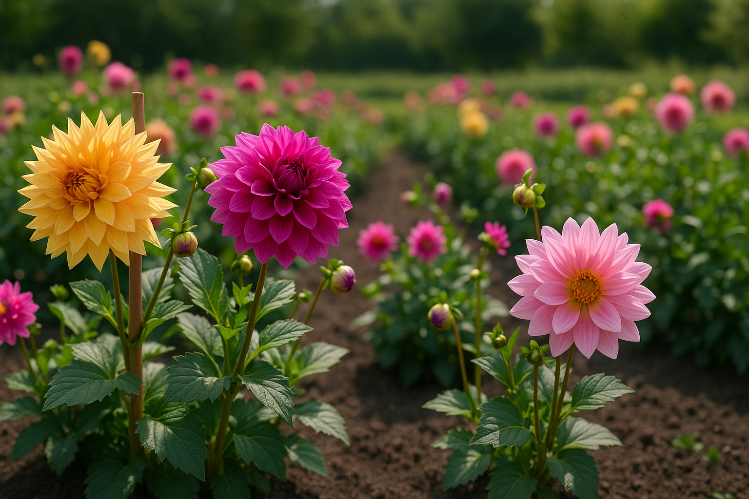 Sådan dyrker du smukke georginer i din danske have