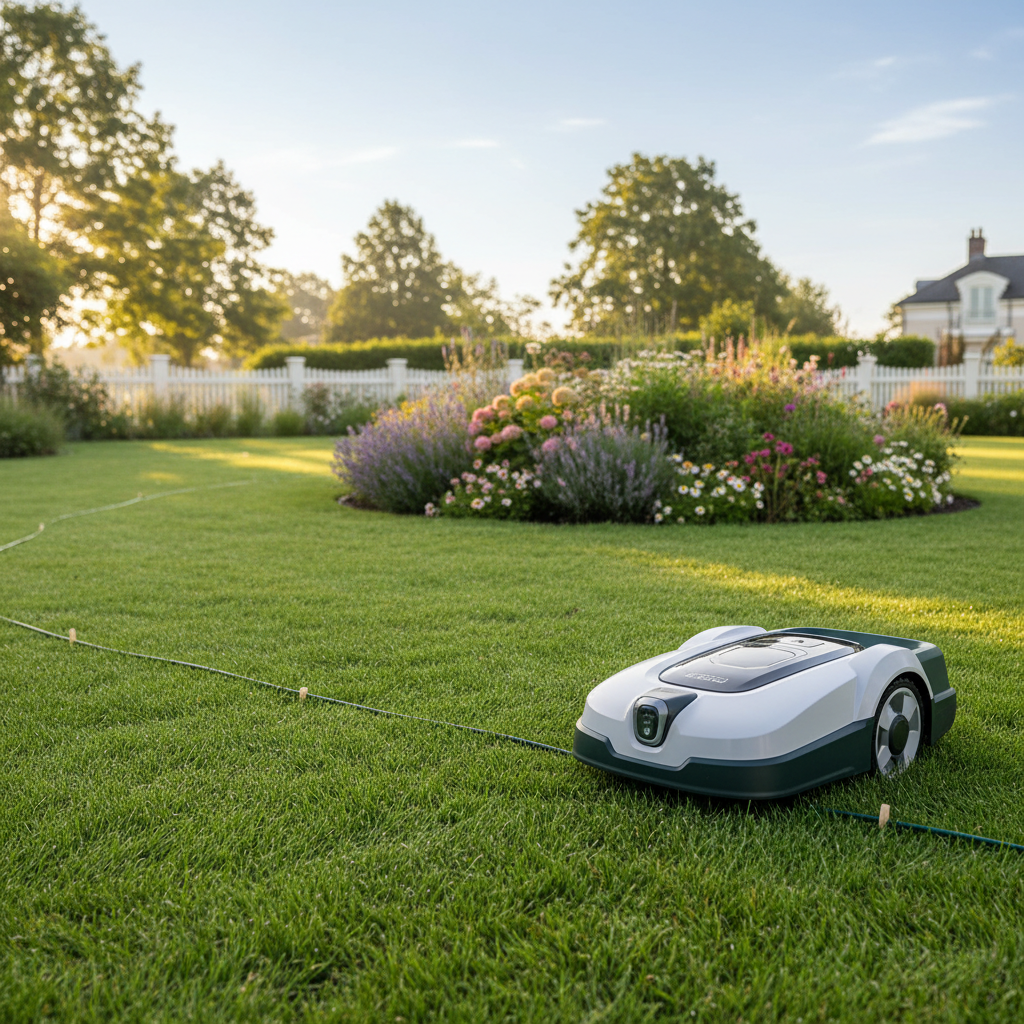 Guide til optimering af din robotplæneklipper: Sådan lægger du korrekt afgrænsningskabel og kanttråd
